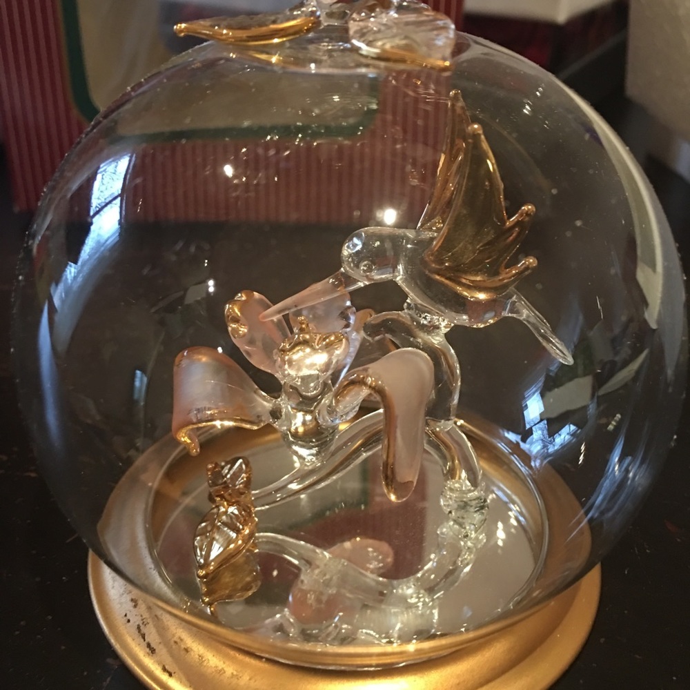 Bundle of 2 glass ornaments